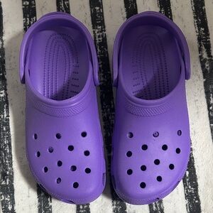 Purple Crocs NWOT